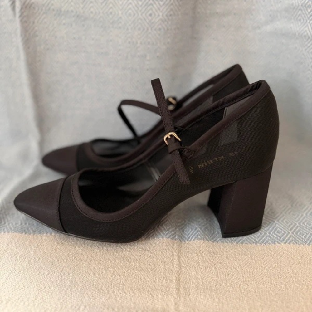 Chic Black Block Heel Women's Shoes